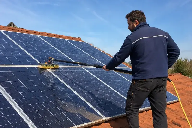 Nettoyage et entretien de panneaux solaires à Canet
